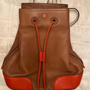 Tory Burch leather backpack